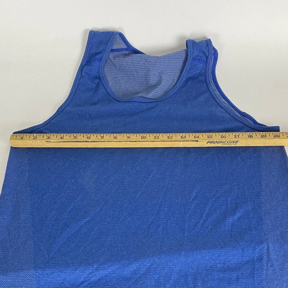 Lululemon Tank Top Men’s Large Blue Sleeveless Athletic Running Training Workout - Picture 9 of 9